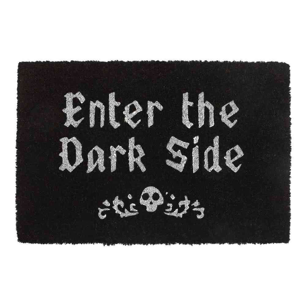 Something Different - Black Enter The Dark Side Coir Fußmatte - Schwarz